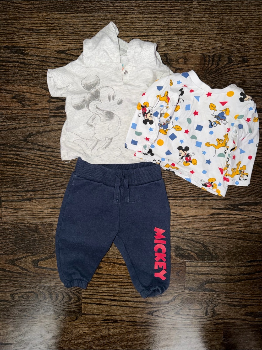 Disney Baby Navy Mickey Jogger Pants - Kids Bottoms